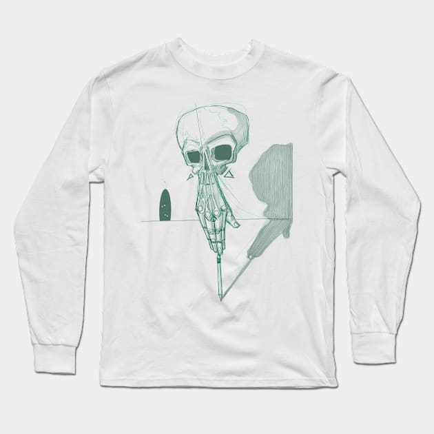 Art: an instruction manual Long Sleeve T-Shirt by Yeti Slang 